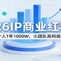 2026IP��ҵ�����Σ�1����Ŀ3����1��1000W��С�ŶӸ��������ȫ����